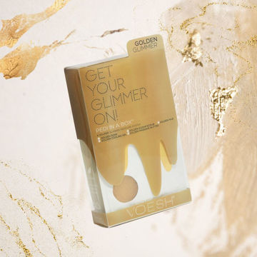 VOESH Pedi in a Box, Golden Glimmer VOESH Pedi in a Box, Golden Glimmer