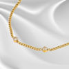 Zirconia Dots Armbånd, 18K Guldbelagt