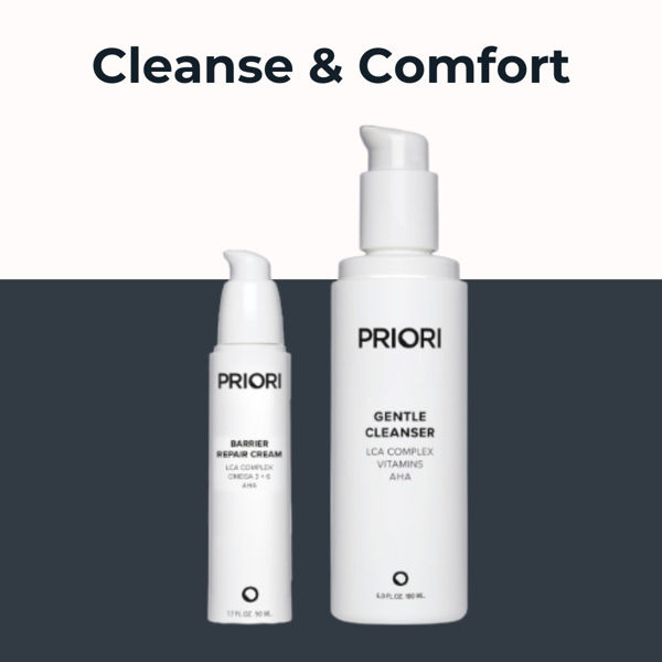 Cleanse & Comfort. Gratis Gentle Cleanser